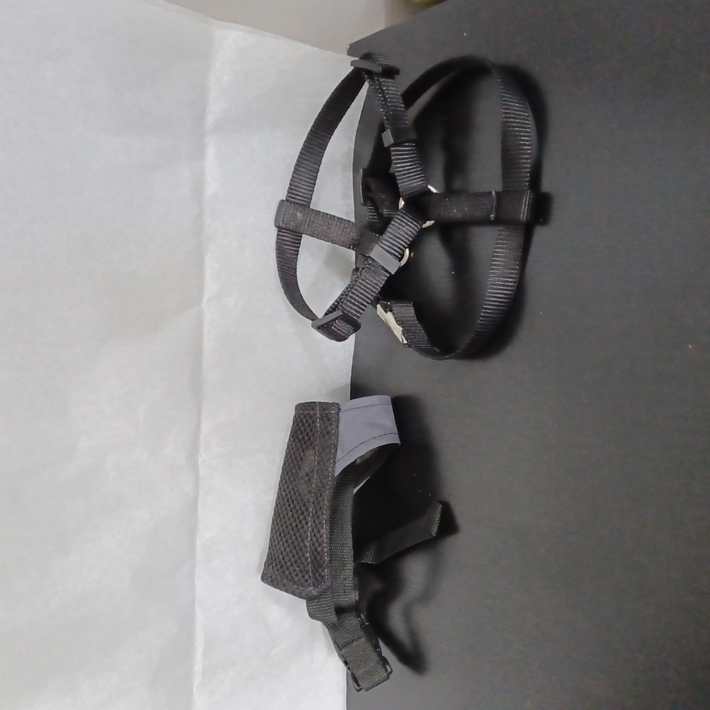 Small Dog Harness and muzzle